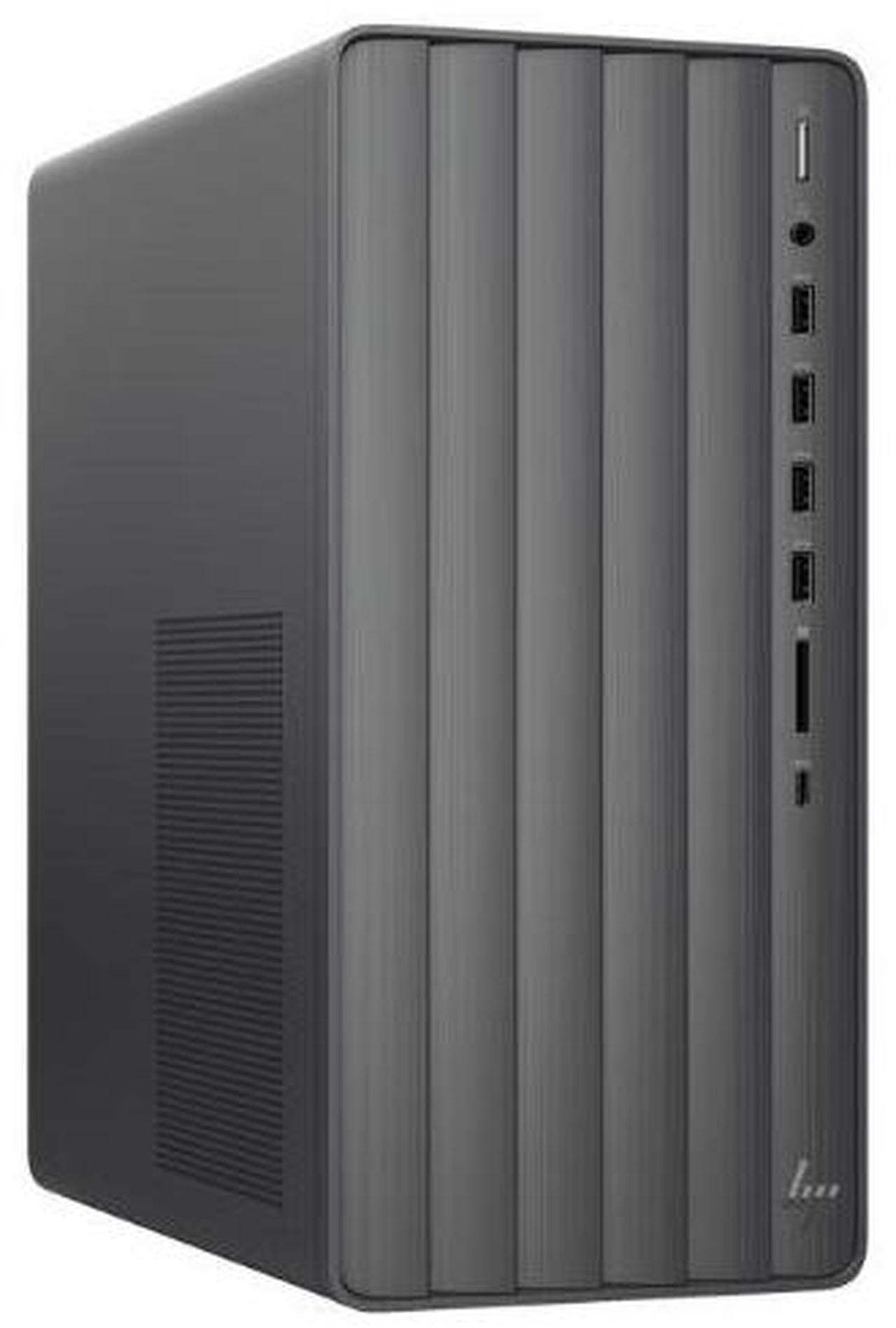 Alt view image 3 of 3 - HP ENVY TE01-5000t Intel Core i3-14100 3.5 GHz up to 4.7 GHz Intel UHD 730 8GB DDR4 RAM 256GB PCIe NVMe M.2 SSD Windows 11 Home Desktop, Black - 8S0B9AV-V001