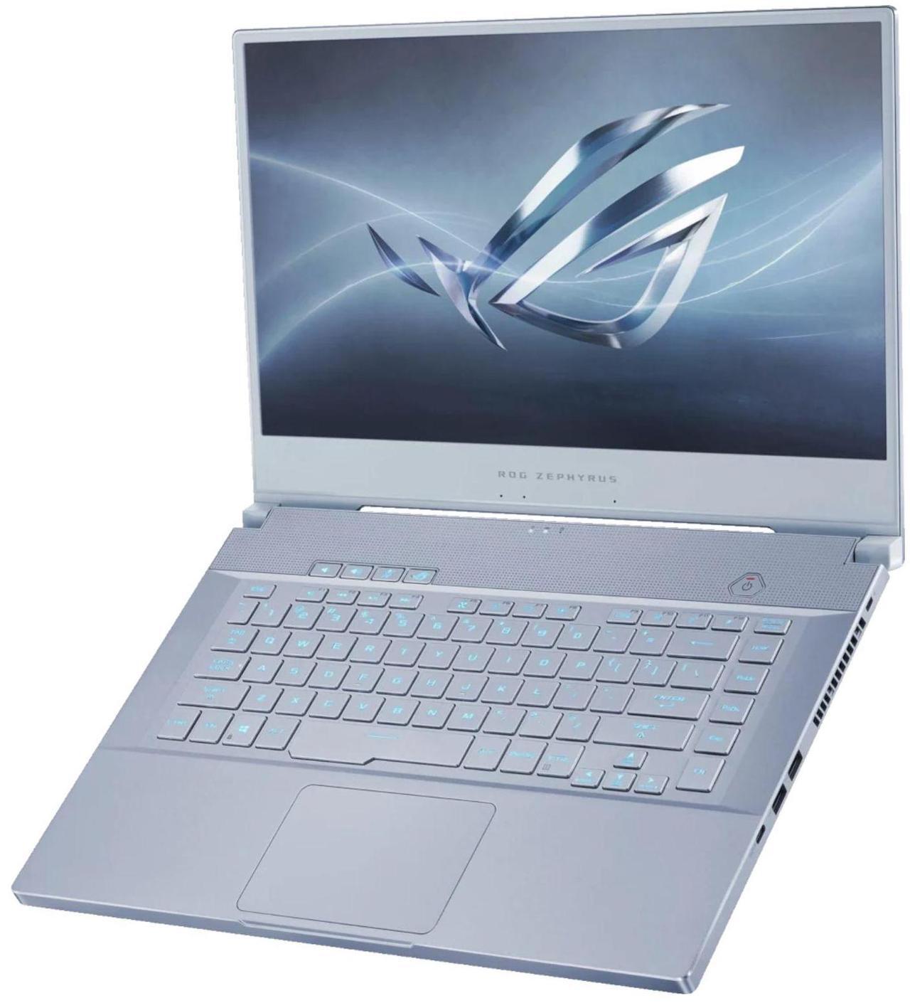 Alt view image 2 of 6 - ASUS ROG Zephyrus M 15.6" 240Hz FHD IPS Intel Core i7-9750H 2.60 GHz 16GB DDR4 512GB SSD NVIDIA GeForce GTX 1660 Ti Windows 10 Pro Gaming Laptop - GU502GU-XH74-BL