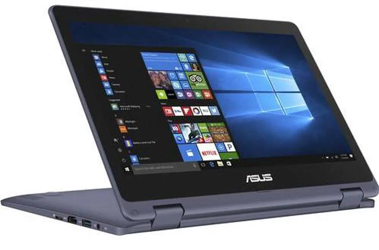 Alt view image 2 of 6 - Asus TP202NA-OB04T 11.6" Touch Intel Celeron N3350 1.1GHz up to 2.4 GHz 4GB RAM 64GB eMMC Intel HD Graphics 500 Windows 10 Home Laptop