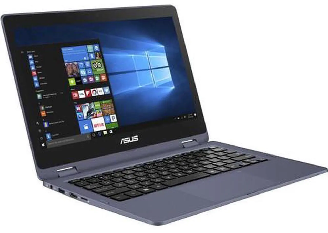 Alt view image 4 of 6 - Asus TP202NA-OB04T 11.6" Touch Intel Celeron N3350 1.1GHz up to 2.4 GHz 4GB RAM 64GB eMMC Intel HD Graphics 500 Windows 10 Home Laptop