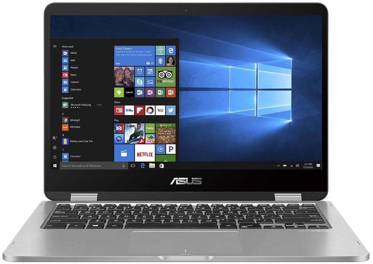 Main image of ASUS Vivobook Flip 14 TP401 14" FHD IPS Touch Intel Celeron N4020 1.1 GHz up to 2.8 GHz 4GB 128GB eMMC Intel UHD Graphics 600 Windows 10 Home Laptop - TP401MA-DH02T
