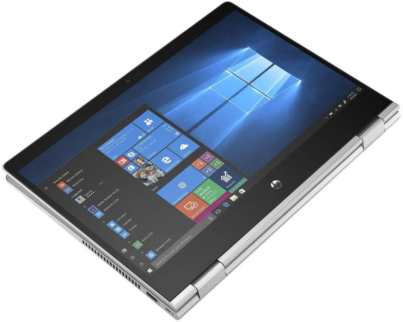 Alt view image 4 of 6 - HP ProBook x360 435 G7 13.3" FHD IPS Touchscreen AMD Ryzen 7 PRO 4750U 1.7 GHz up to 4.1 GHz 16GB DDR4 RAM 512GB SSD AMD Radeon Graphics Fingerprint Reader Windows 11 Pro Laptop - 226V3UC-I034
