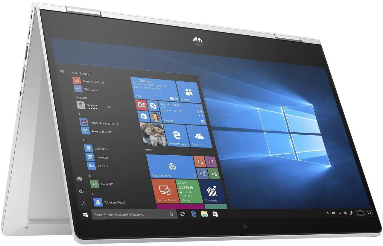 Alt view image 5 of 6 - HP ProBook x360 435 G7 13.3" FHD IPS Touchscreen AMD Ryzen 7 PRO 4750U 1.7 GHz up to 4.1 GHz 16GB DDR4 RAM 512GB SSD AMD Radeon Graphics Fingerprint Reader Windows 11 Pro Laptop - 226V3UC-I034