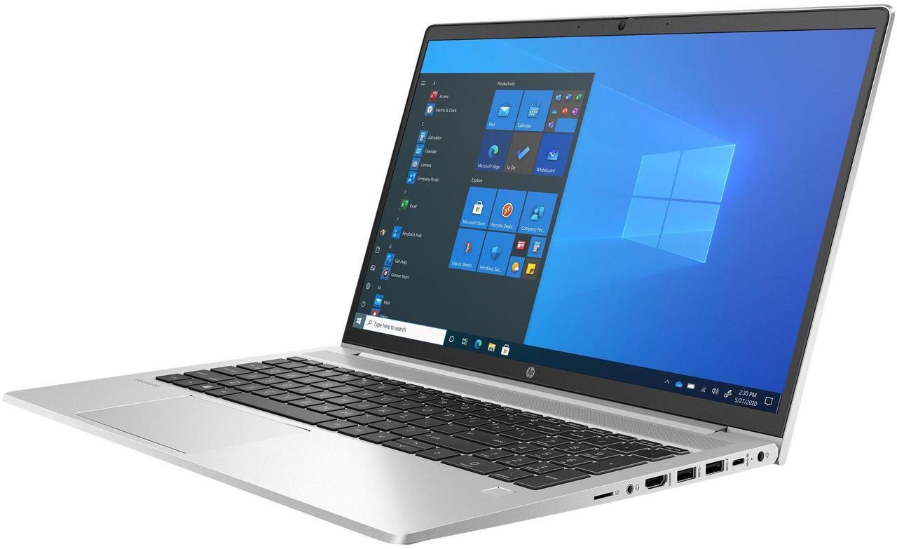 Alt view image 2 of 6 - HP ProBook 455 G8 15.6" FHD AMD Ryzen 5 5600U APU 2.3 GHz up to 4.2 GHz 8GB DDR4-3200 SDRAM 256GB NVMe SSD AMD Radeon Graphics Windows 11 Pro Laptop, Silver - 1Y9H1AV-I102