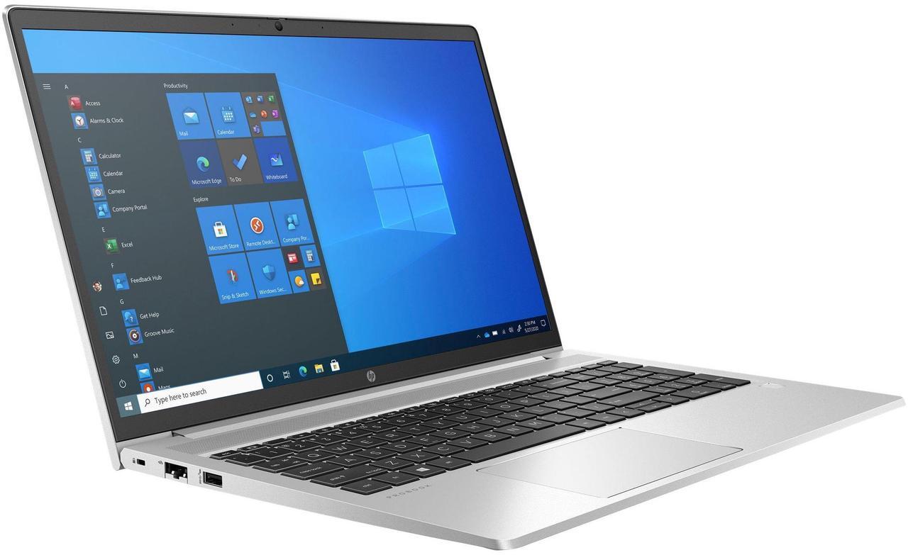 Alt view image 3 of 6 - HP ProBook 455 G8 15.6" FHD AMD Ryzen 5 5600U APU 2.3 GHz up to 4.2 GHz 8GB DDR4-3200 SDRAM 256GB NVMe SSD AMD Radeon Graphics Windows 11 Pro Laptop, Silver - 1Y9H1AV-I102