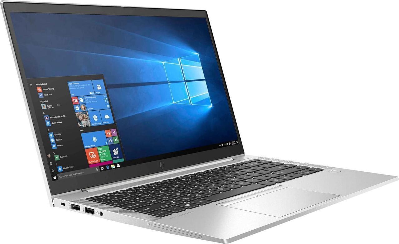 Alt view image 2 of 5 - HP EliteBook 845 G7 14" FHD IPS AMD Ryzen 5 PRO 4650U 2.1 GHz up to 4.0 GHz 16GB DDR4 256GB SSD AMD Radeon Graphics Backlit Kb, FPR, Windows 11 Pro Laptop, Silver - 2Z8Y9UC-I372