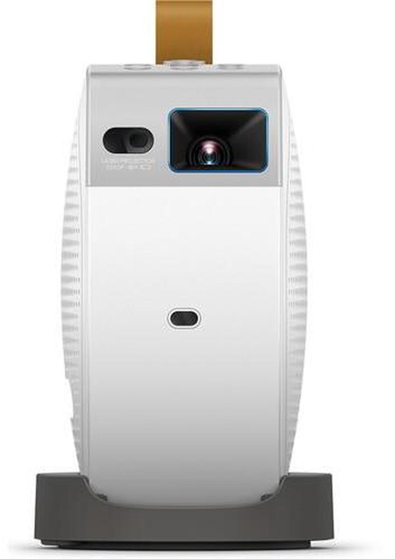 Alt view image 3 of 6 - BenQ GV50 FHD Projector 500-Lumen, 16:9, Laser DLP Smart Ceiling, 92% Rec. 709, USB Type A/C, Digital Zoom, Sleep Timer Function, Built-In Speaker, Flexible Bedside Projection Stand