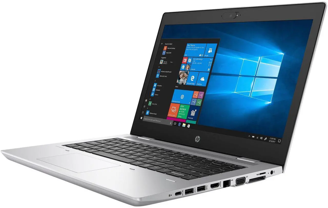 Alt view image 2 of 6 - HP ProBook 645 G4 14"  FHD IPS AMD Ryzen 5 PRO 2500U 2.0 GHz up to 3.60 GHz 8GB DDR4 256GB SSD AMD Radeon Vega Graphics Backlit KB, Windows 11 Pro Laptop, Silver - 5CZ31UC-I406
