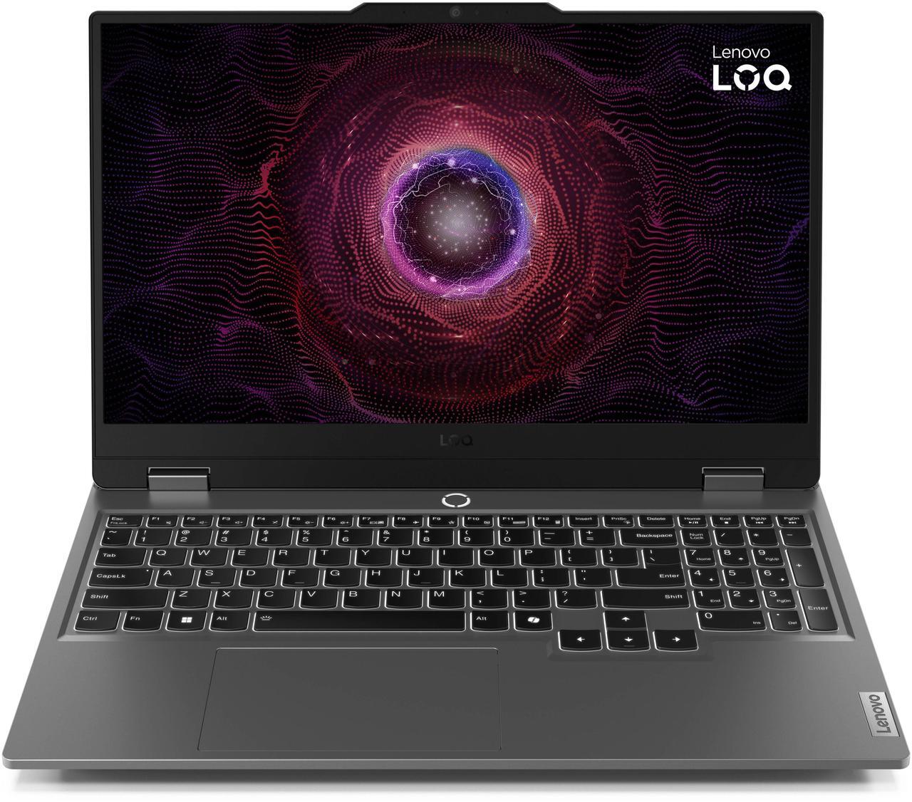 Main image of Lenovo LOQ 15AHP9 15.6" FHD IPS 144Hz AMD Ryzen 7 8845HS 3.80 GHz up to 5.1 GHz 16GB DDR5 1TB M.2 2242 PCIe 4.0x4 NVMe SSD GeForce RTX 4050 Windows 11 Home Gaming Laptop - 83DX00A2CC