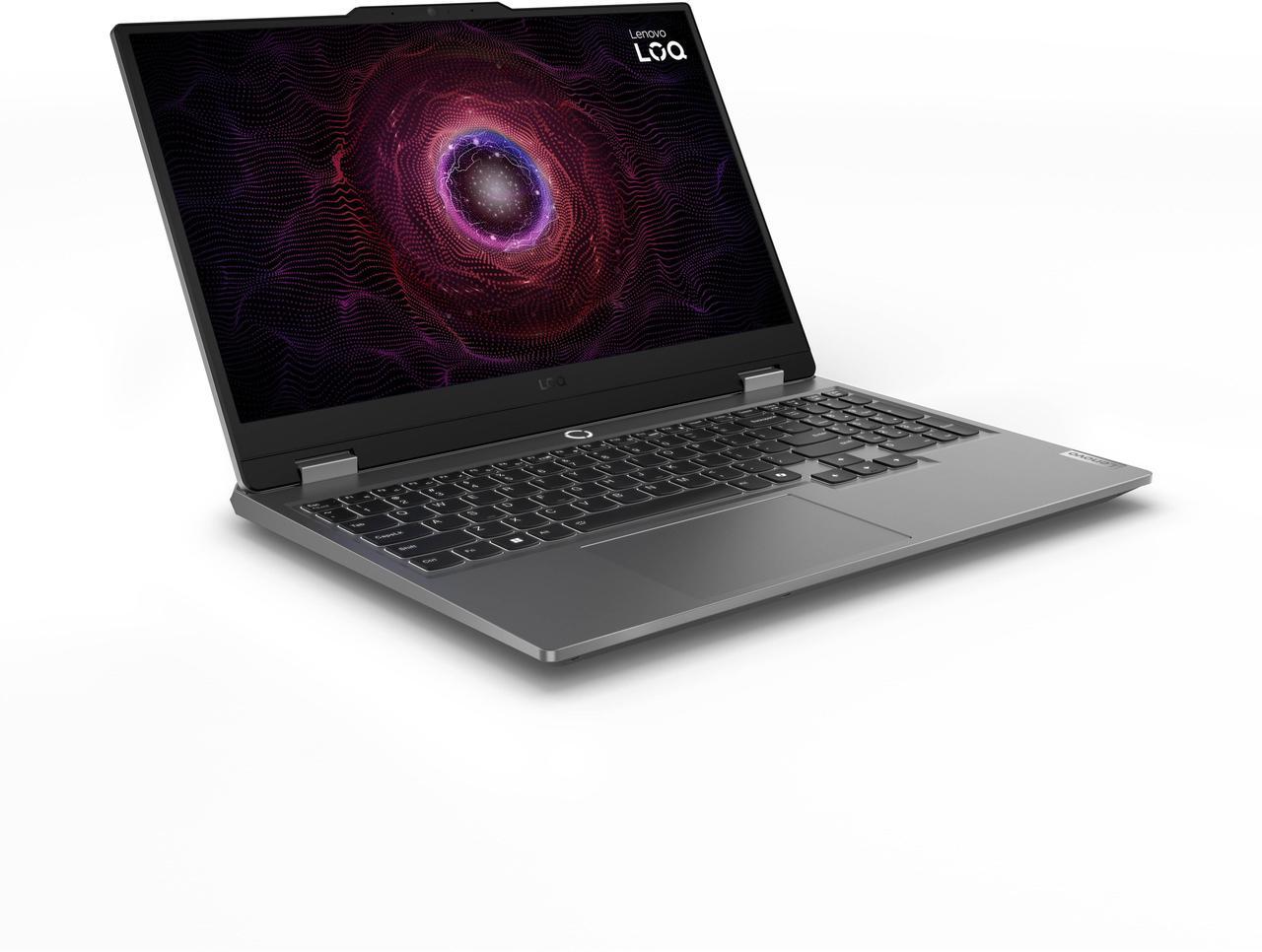 Alt view image 2 of 6 - Lenovo LOQ 15AHP9 15.6" FHD IPS 144Hz AMD Ryzen 7 8845HS 3.80 GHz up to 5.1 GHz 16GB DDR5 1TB M.2 2242 PCIe 4.0x4 NVMe SSD GeForce RTX 4050 Windows 11 Home Gaming Laptop - 83DX00A2CC