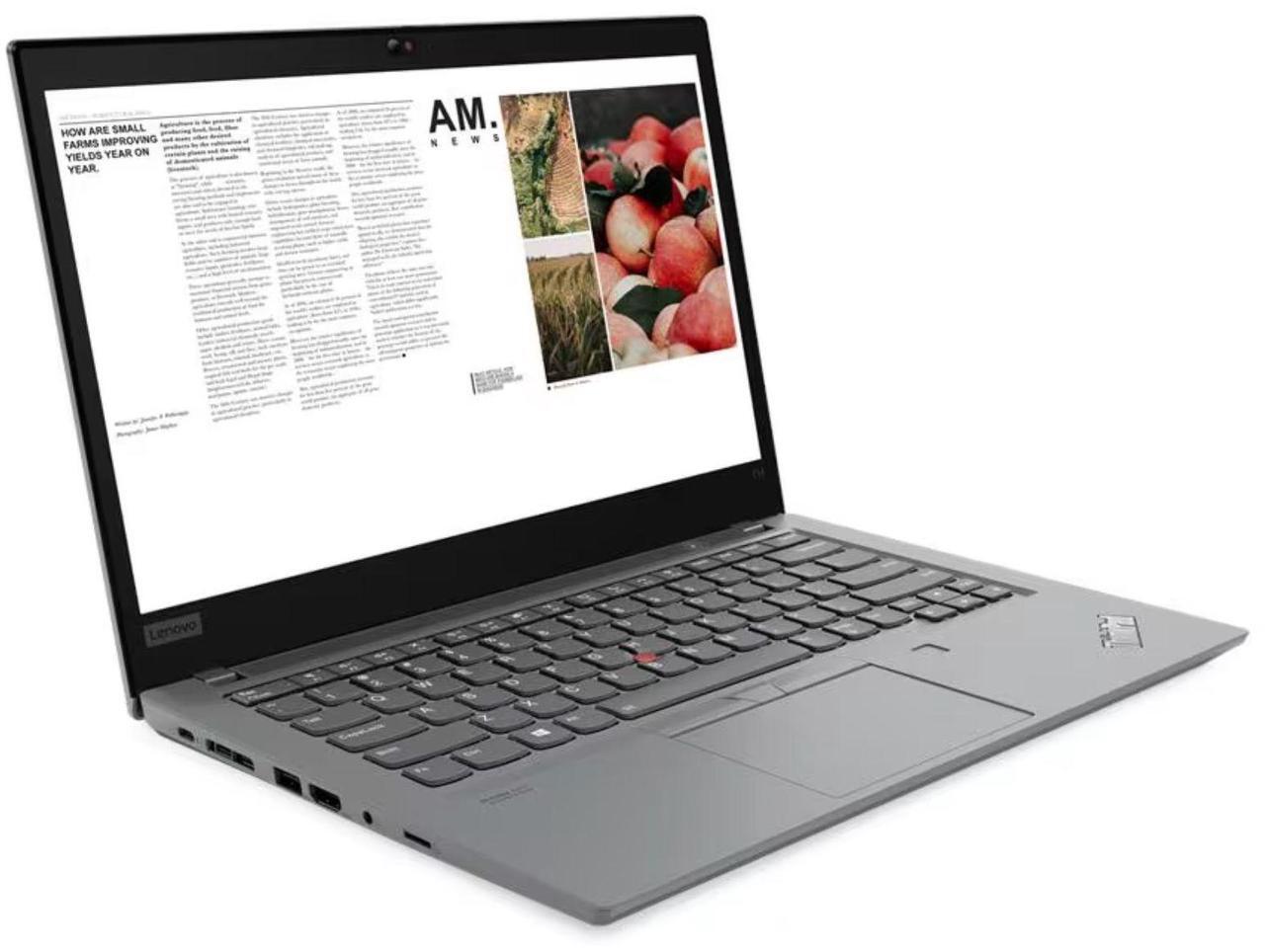 Alt view image 2 of 5 - Lenovo ThinkPad T14 Gen 2i 14" FHD Touch Intel Core i5-1145G7 2.60 GHz up to 4.4GHz 16GB DDR4 256GB NVMe SSD Intel Iris Xe Graphics Backlit KB, Windows 11 Pro Laptop, Gray - 20W1S6EY00-I403