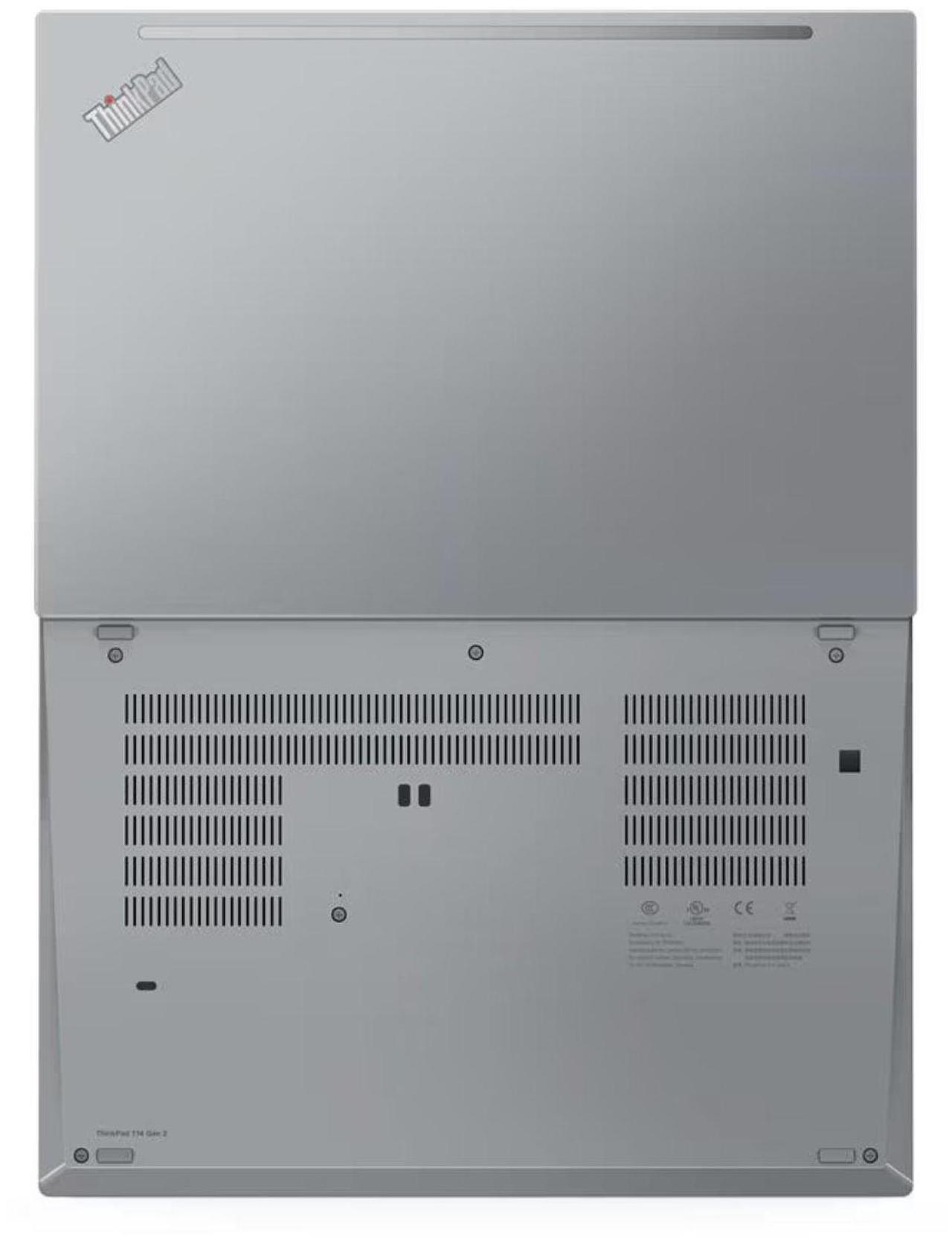 Alt view image 4 of 5 - Lenovo ThinkPad T14 Gen 2i 14" FHD Touch Intel Core i5-1145G7 2.60 GHz up to 4.4GHz 16GB DDR4 256GB NVMe SSD Intel Iris Xe Graphics Backlit KB, Windows 11 Pro Laptop, Gray - 20W1S6EY00-I403