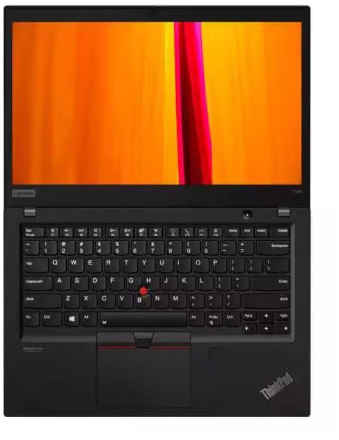 Alt view image 3 of 6 - Lenovo ThinkPad T14s Gen 1 14.0" FHD IPS AMD Ryzen 7 PRO 4750U 1.7 GHz up to 4.1 GHz 16GB RAM 256GB SSD AMD Radeon Graphics Windows 11 Pro Laptop, Black - 20UJS1LP05