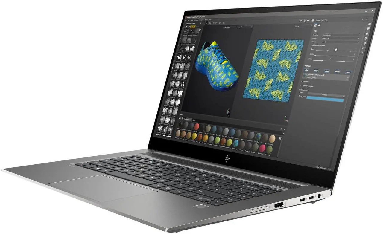 Alt view image 2 of 6 - HP ZBook Studio G7 15.6" FHD IPS Intel Core i7-10850H 2.7 GHz up to 5.1 GHz 32GB DDR4 512GB PCIe NVMe M.2 SSD NVIDIA Quadro T1000 Windows 11 Pro Laptop, Gray - 36L02UC