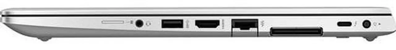 Alt view image 6 of 6 - HP EliteBook 840 G6 14" FHD IPS Intel Core i5-8365U 1.6 GHz up to 4.1 GHz 8GB DDR4 256GB SATA SSD Intel UHD Graphics 620 FP Reader, NFC, Backlit KB, Windows 11 Pro Laptop, Silver - 7KK19UT-I139