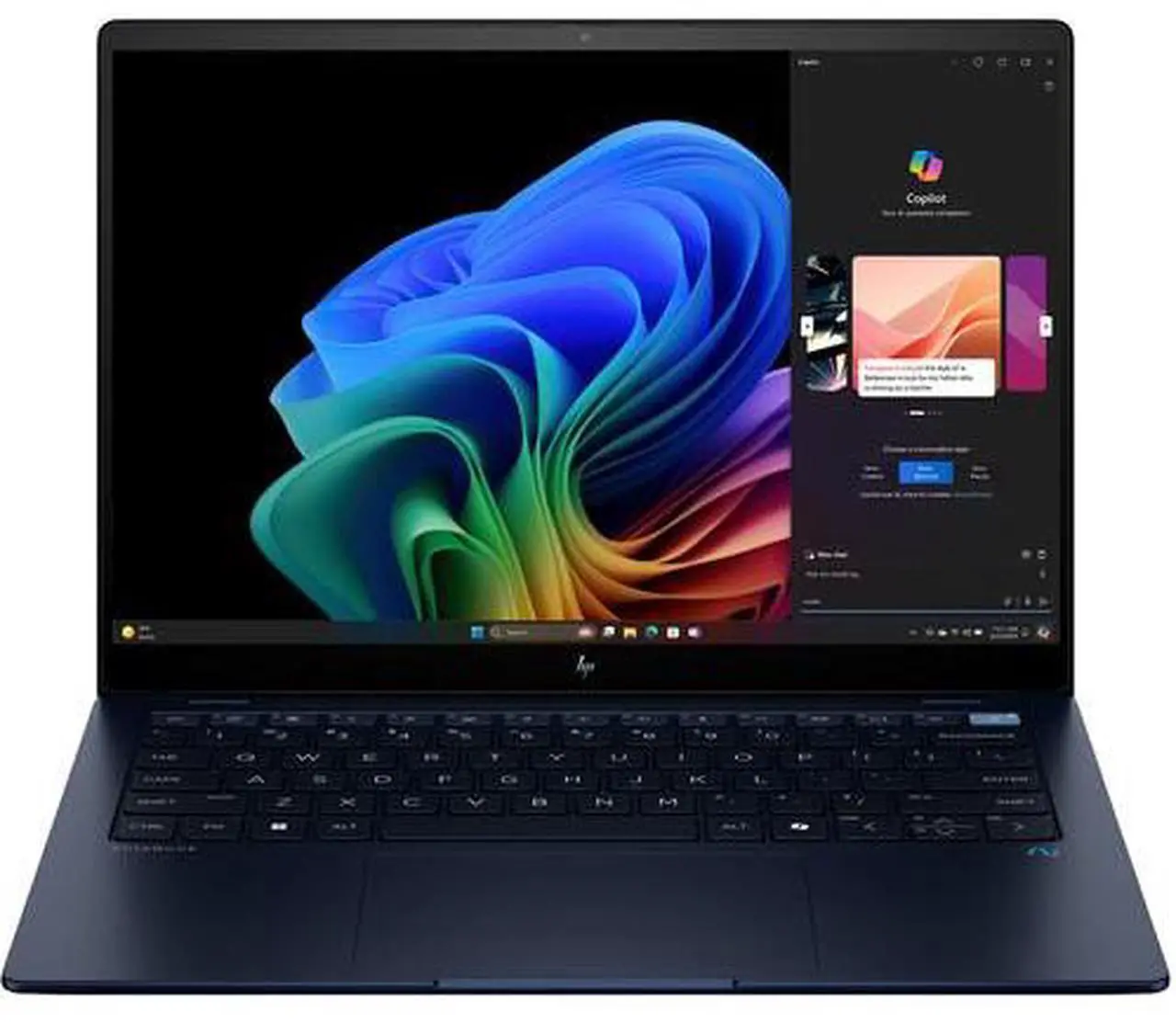 Main image of HP EliteBook Ultra G1q 14" 2.2K Touch Snapdragon X Elite X1E-78-100 16GB RAM 512GB SSD Qualcomm Adreno Windows 11 Pro Laptop, Blue - A4JE4UT-I310