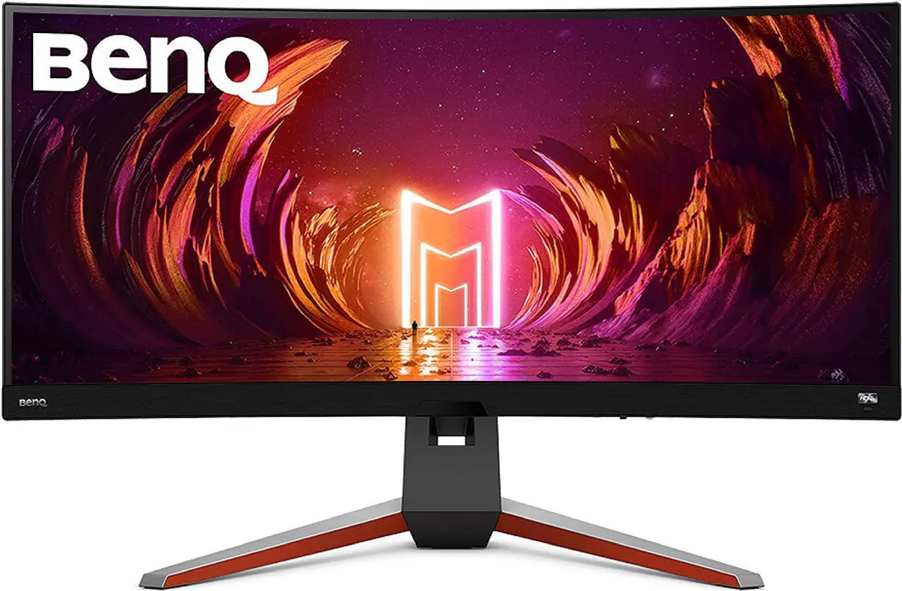 Alt view image 4 of 5 - BenQ MOBIUZ EX3415R IPS 3440 x 1440 34'' HDRi Curved Anti-Glare Gaming Monitor 144Hz 1ms 21:9 HDMI DisplayPort FreeSync