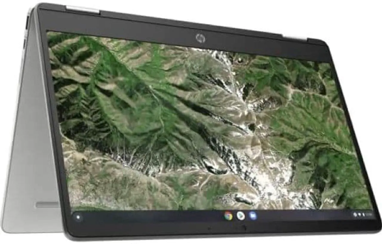 Alt view image 4 of 5 - HP Chromebook x360 14a-ca0036nr 14" HD Touch Laptop, Intel Celeron N4020 1.1GHz, 4GB memory, 64GB eMMC, Chrome OS