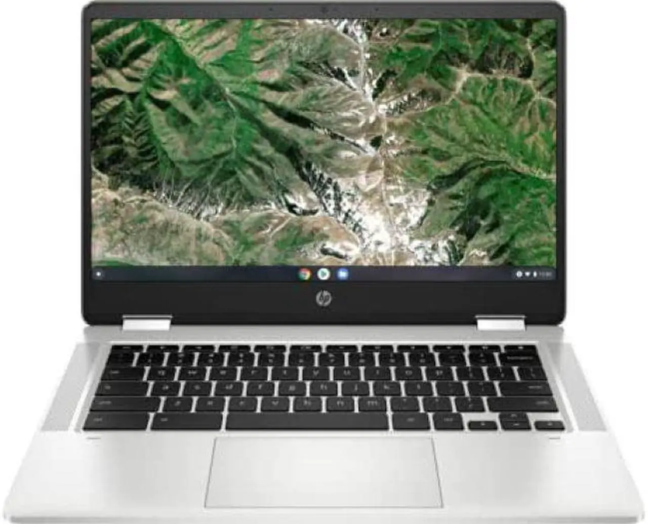 Main image of HP Chromebook x360 14a-ca0036nr 14" HD Touch Laptop, Intel Celeron N4020 1.1GHz, 4GB memory, 64GB eMMC, Chrome OS