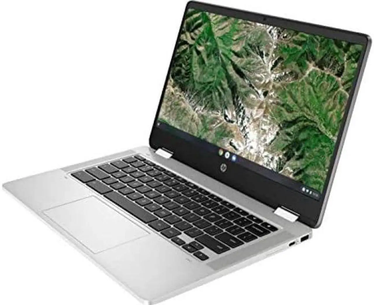 Alt view image 3 of 5 - HP Chromebook x360 14a-ca0036nr 14" HD Touch Laptop, Intel Celeron N4020 1.1GHz, 4GB memory, 64GB eMMC, Chrome OS