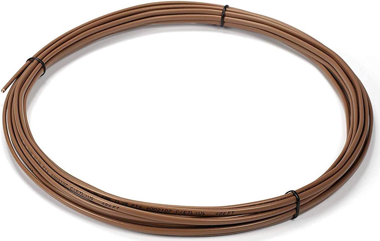 Alt view image 2 of 7 - THE CIMPLE CO - Thermostat Wire 18/8 - Brown - Solid Copper 18 Gauge, 8 Conductor - CL2 (UL Listed) CMR Riser Rated (CL3) - Residential, Commercial and Industrial Rated - 18-8, 50 Feet