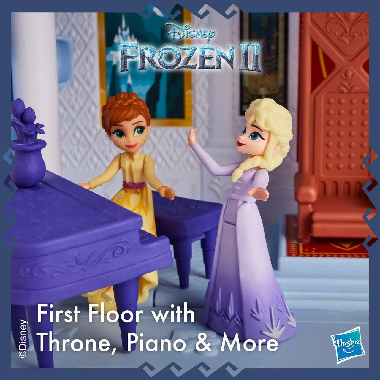 Alt view image 7 of 7 - Disney Frozen Pop Adventures Arendelle Castle Playset with Handle, Including Elsa Doll, Anna Doll, & 7 Accessories - Toy for Kids Ages 3 & Up