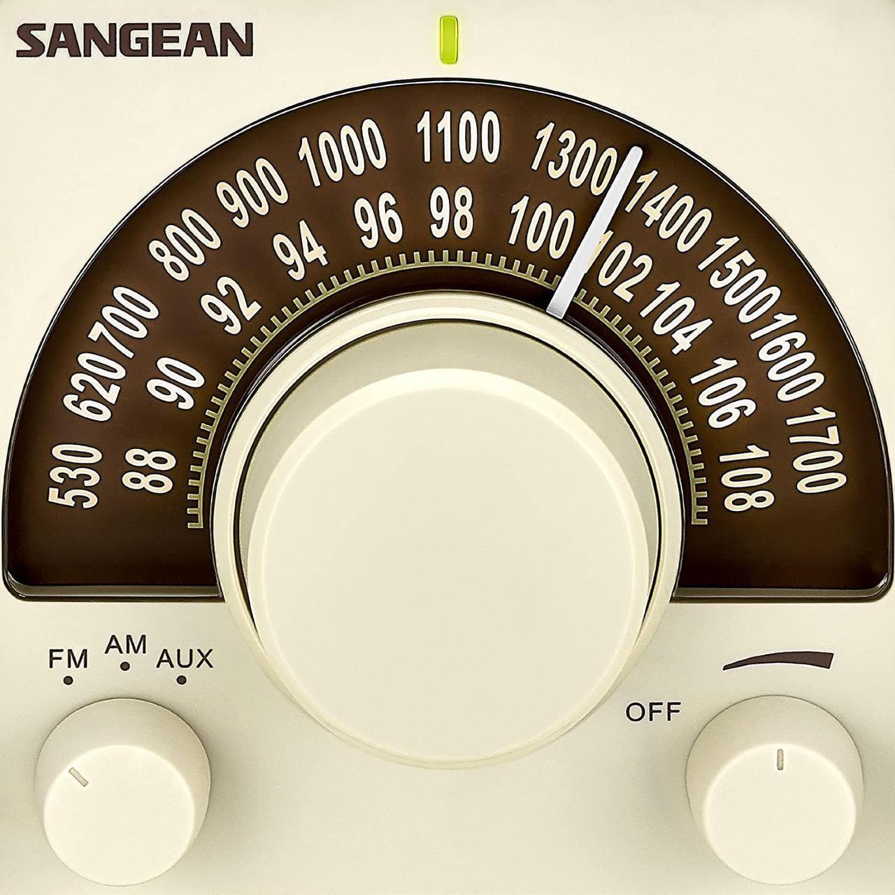 Alt view image 5 of 5 - Sangean WR-15WL AM/FM Table Top Wooden Radio, Walnut