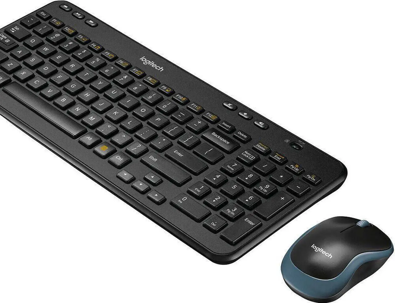 Alt view image 3 of 5 - Logitech - MK360 Full-size Wireless Scissor Keyboard and Mouse - Black