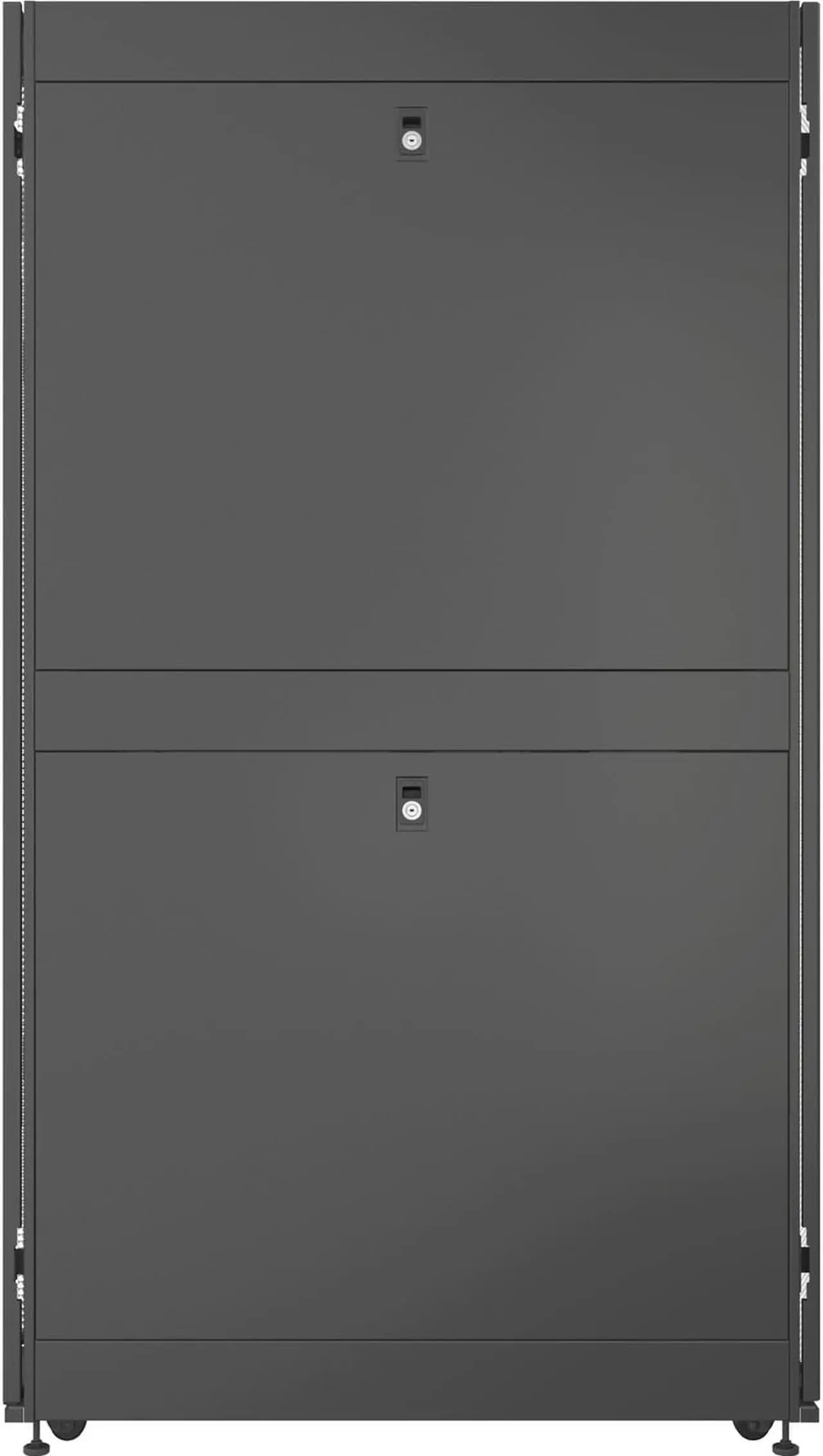 Alt view image 6 of 6 - Liebert VR3100 2000 x 600 x 1100 mm 42U with Doors & Sides & Casters VR Rack - Black