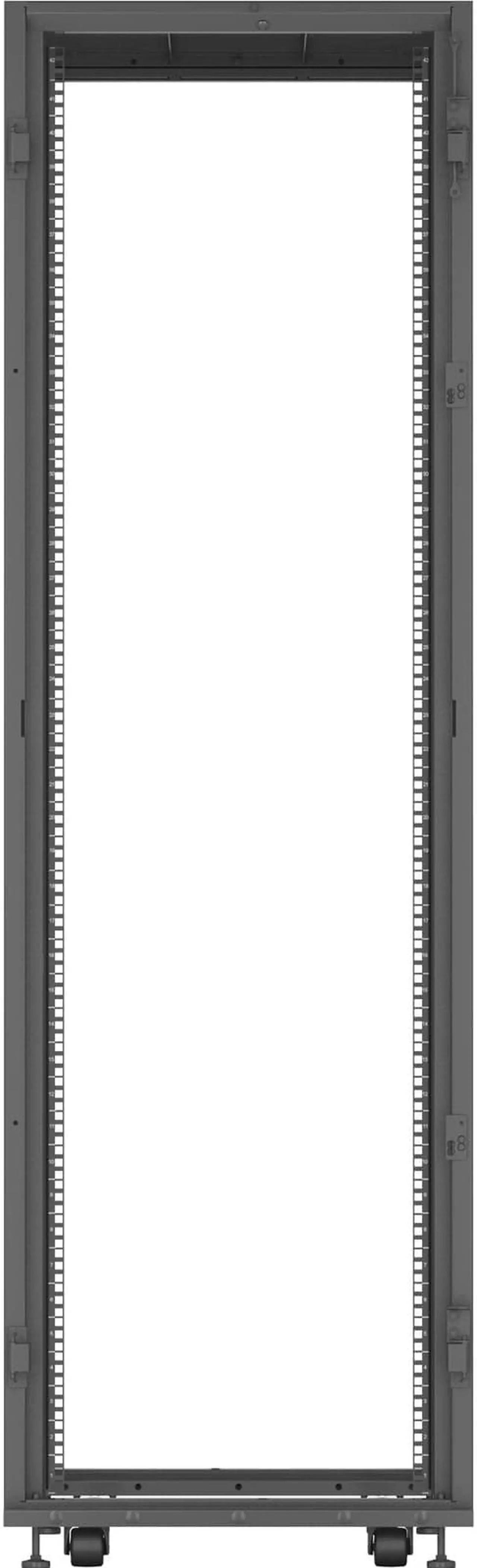 Alt view image 5 of 6 - Liebert VR3100 2000 x 600 x 1100 mm 42U with Doors & Sides & Casters VR Rack - Black