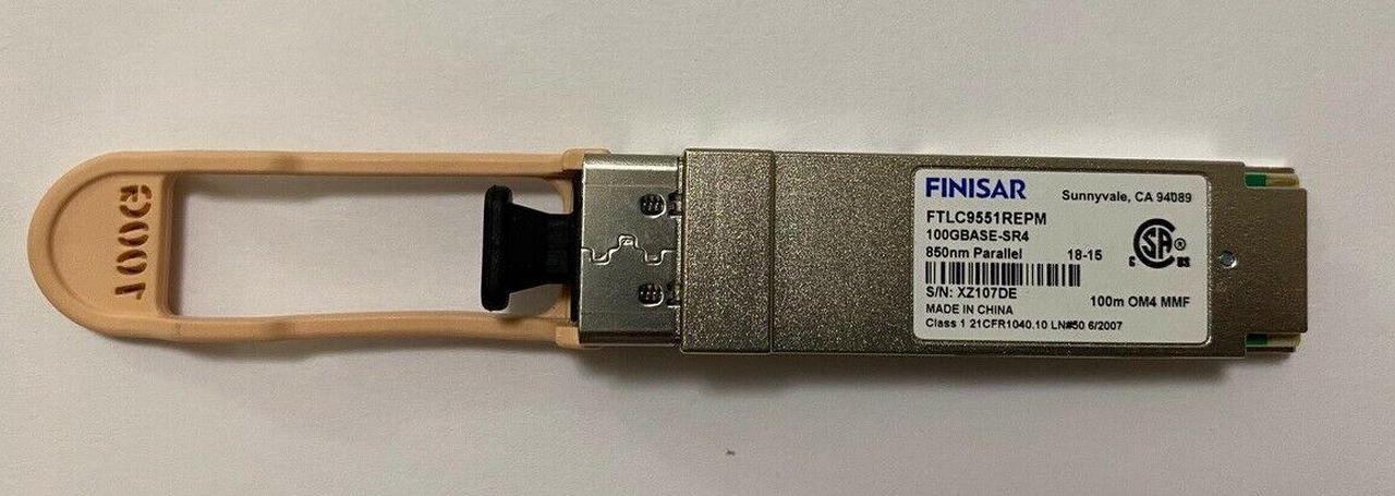 Finisar FTLC9551REPM QSFP-100G-SR4 XCVR, QSFP28-SR4 100M,100GBASE-SR4