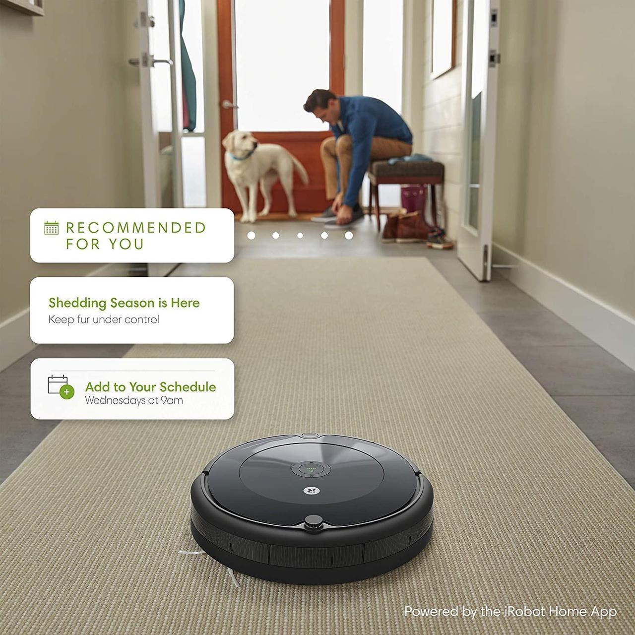 Alt view image 6 of 7 - iRobot Roomba 692 Robot Vacuum-Wi-Fi Connectivity, Works with Alexa, Good for Pet Hair, Carpets, Hard Floors, Self-Charging, Charcoal Grey