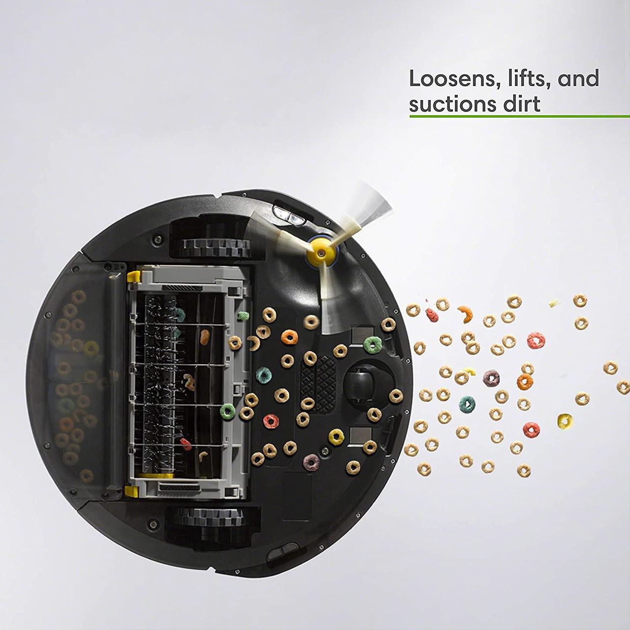 Alt view image 2 of 7 - iRobot Roomba 692 Robot Vacuum-Wi-Fi Connectivity, Works with Alexa, Good for Pet Hair, Carpets, Hard Floors, Self-Charging, Charcoal Grey