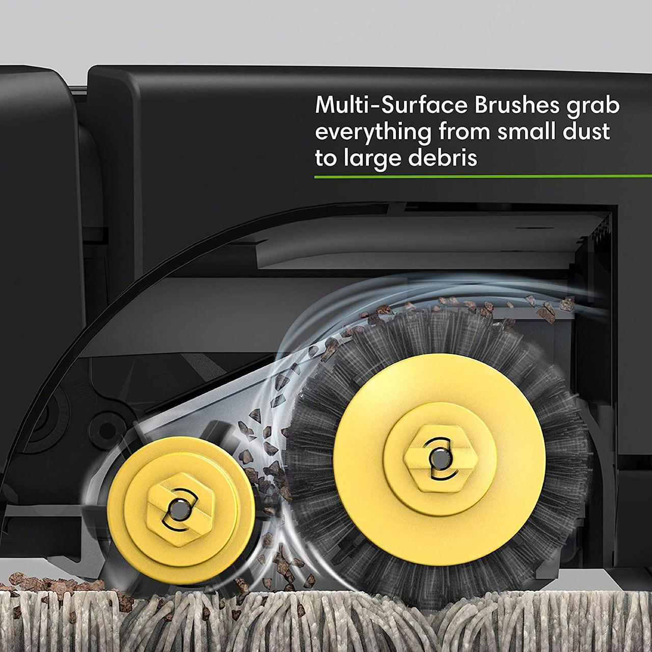 Alt view image 3 of 7 - iRobot Roomba 692 Robot Vacuum-Wi-Fi Connectivity, Works with Alexa, Good for Pet Hair, Carpets, Hard Floors, Self-Charging, Charcoal Grey