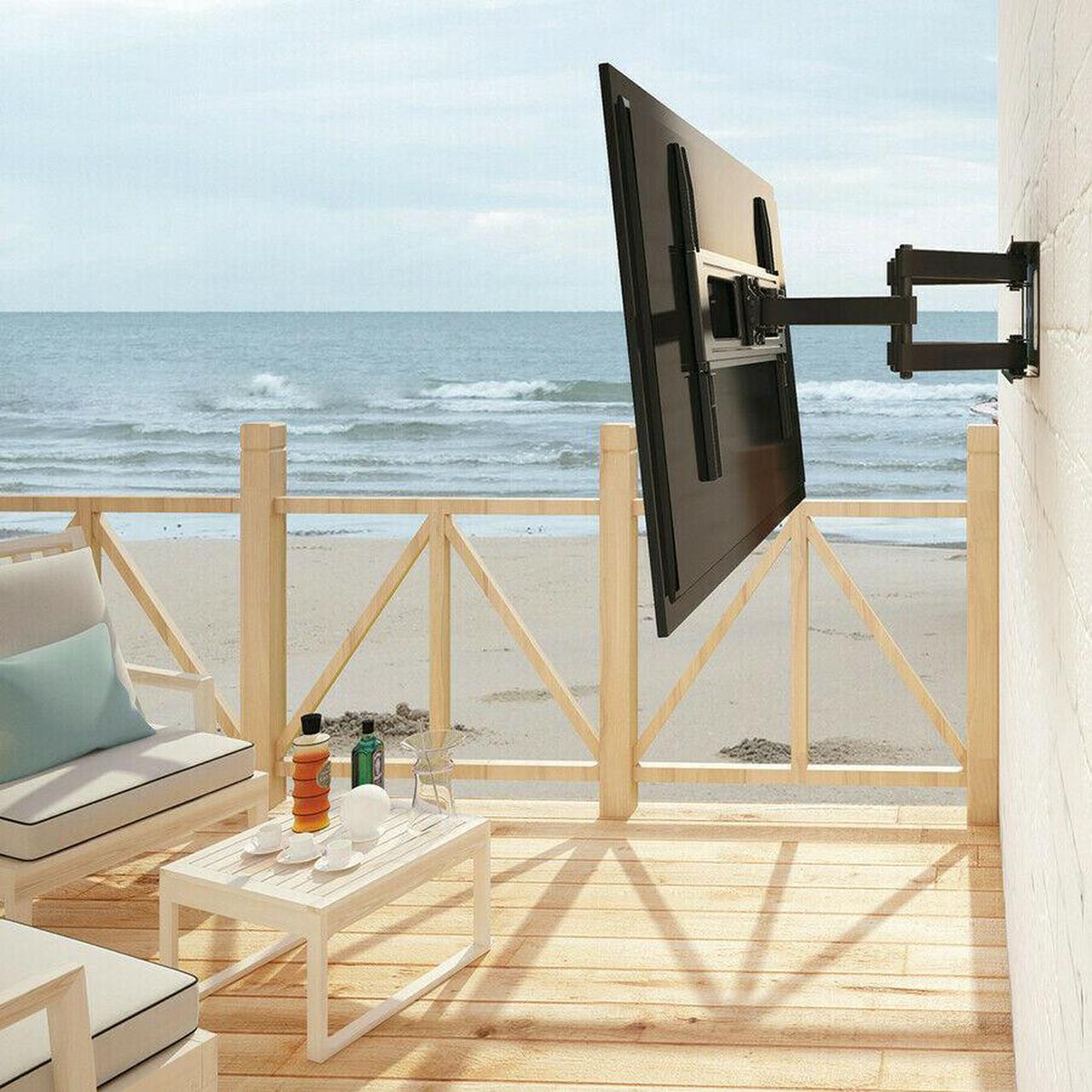 Tripp Lite TV Wall Mount Outdoor Swivel Tilt with Fully Articulating Arm for 32-