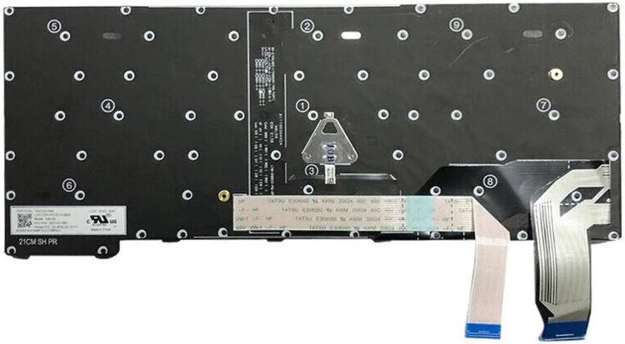 Alt view image 3 of 5 - US Laptop Keyboard Backlit available for Lenovo Thinkpad  X13 Gen 2 5N21A21808