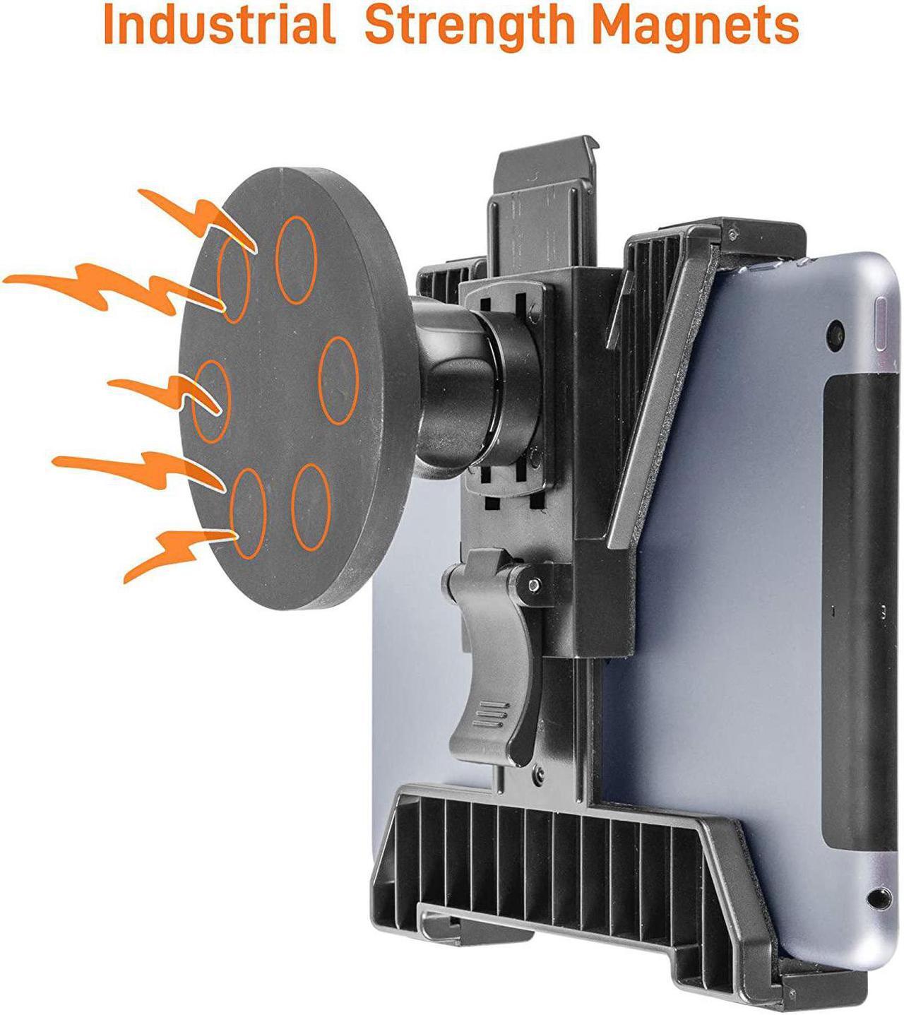 Alt view image 3 of 7 - New Tabdock Magdock- Heavy Duty Magnetic Mount For All 7-10 Tablets- Great For Fridges, Restaurants, Automotive, Workout Equipment, Or Any Magnetic Meta