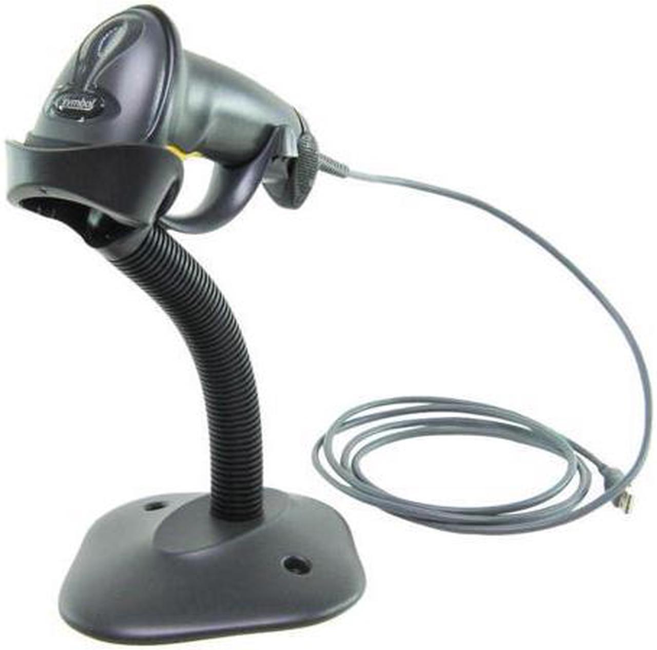 Main image of Symbol LS2208 Series Handheld Barcode Scanner  - USB Kit with Cable and Stand - Black Bar code scanner