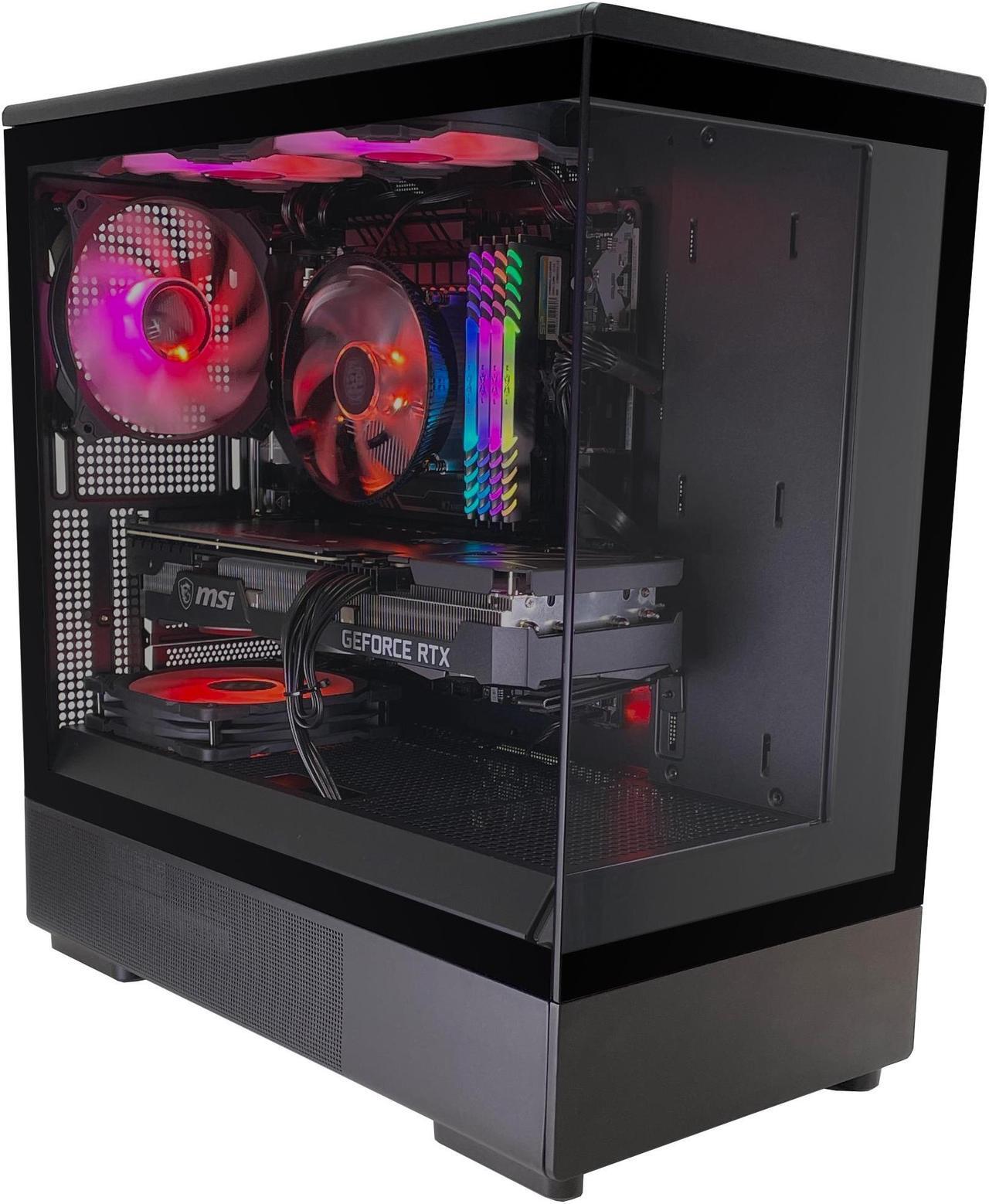 Alt view image 4 of 4 - GRI Gaming Desktop | i7-14700K | 32GB DDR4 | RTX 4070 12GB | 4TB NVMe | Zalman 3 Fans | WiFi 6E Built-in