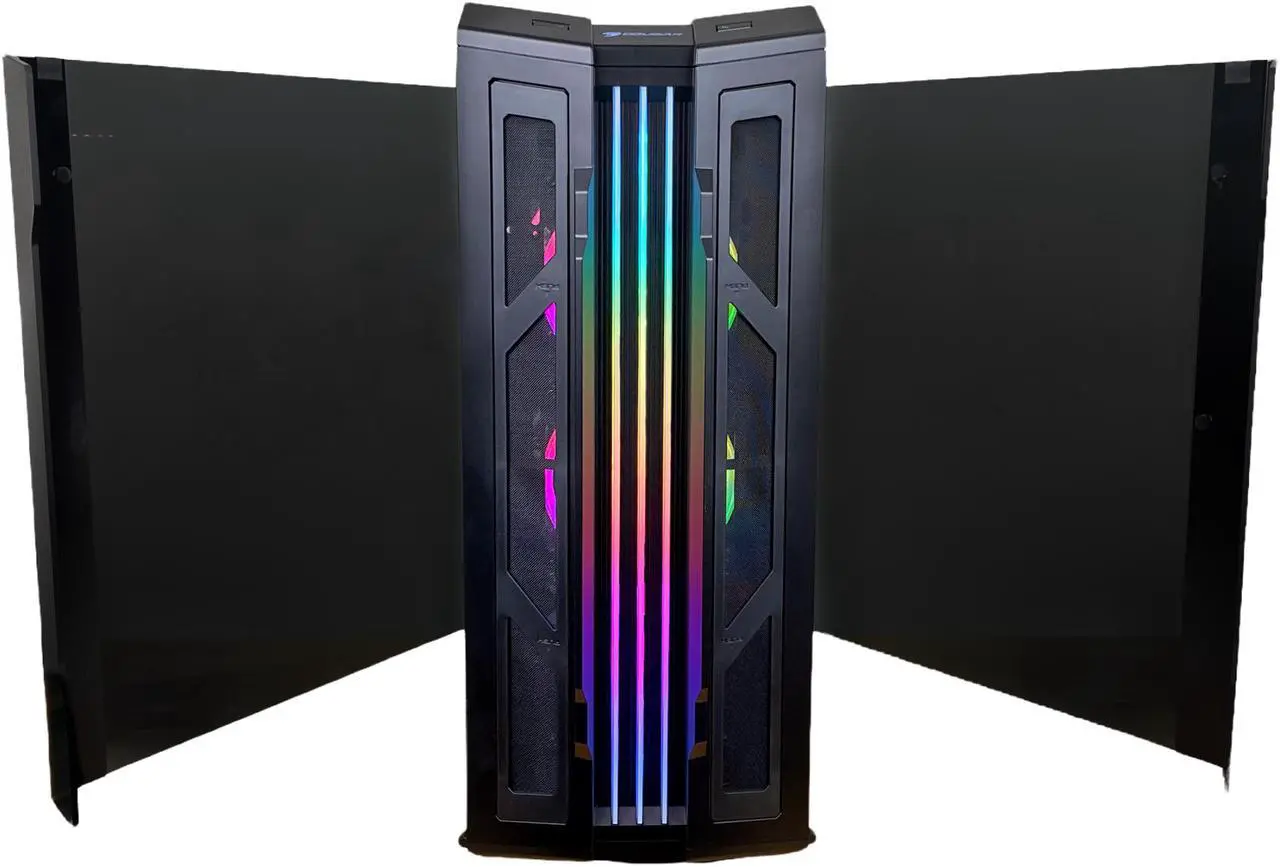 Alt view image 3 of 7 - Cougar Zumwalt Gaming Behemoth | RTX 3090Ti 24GB | i9-12900K | 8TB NVMe | 128GB Ram | 20TB HDD | Water Cooling