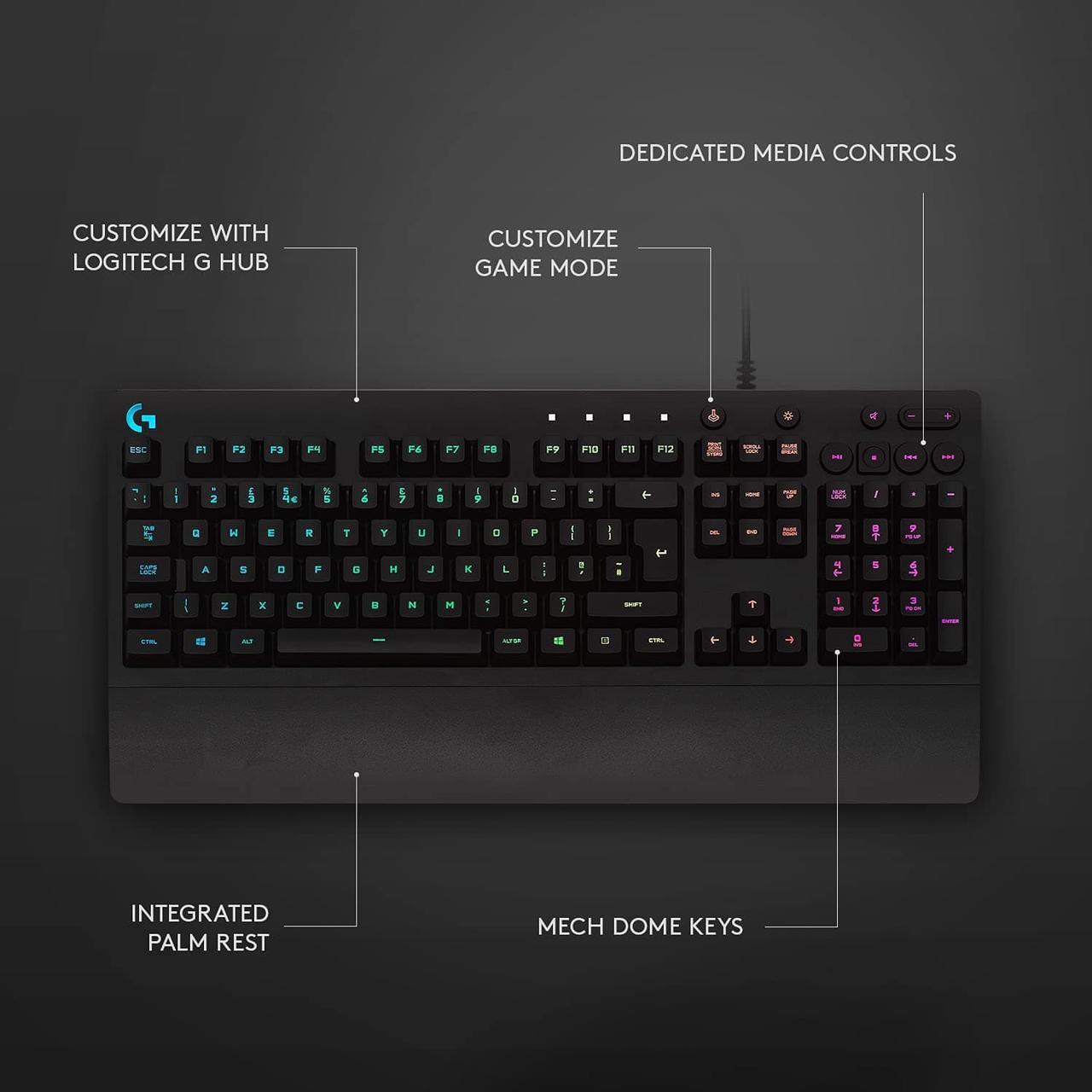 Alt view image 3 of 6 - Streamer Desktop Bundle | RTX 3060Ti | Ryzen 5600 | Curved Monitor, Webcam & Logitech Keyboard, Mouse, Headset, and Microphone