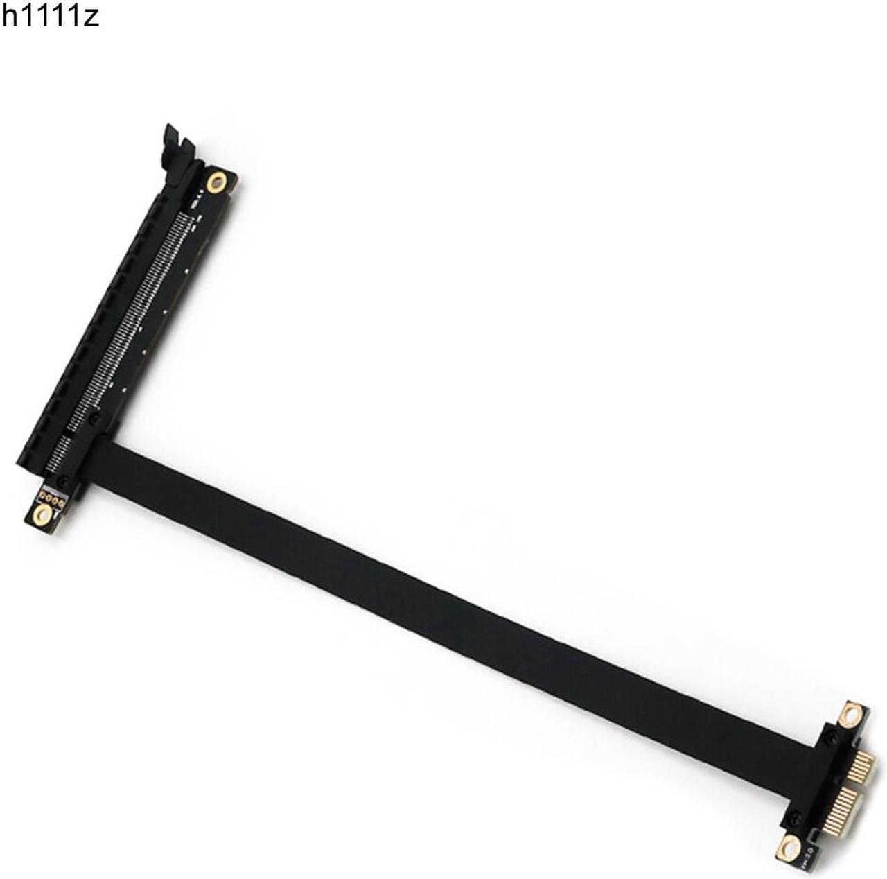 PCI E 1X to 16X Adapter PCIe Flexible Flat Extension Cable PCI Express 1 to 16 X Adapter Riser Card PCIE Extender for BTC Mining