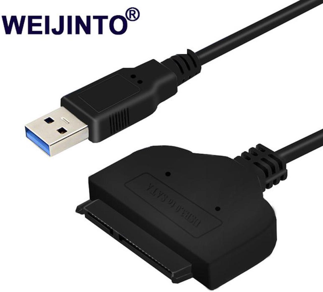 New USB 3.0 to SATA Cable Adapter Cable 22pin SATAIII SATA3.0 USB3.0 to SATA 3 Adapters for 2.5" SATA HDD SSD