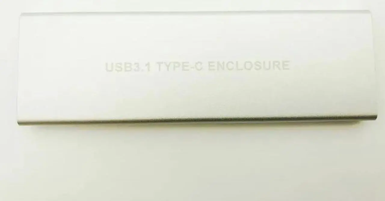 Alt view image 5 of 6 - USB3.1 HDD Case NVMe PCIE HDD Enclosure M.2 to USB Type C 3.1 M KEY SSD Hard Disk Drive Case External Mobile Box for Desktop PC