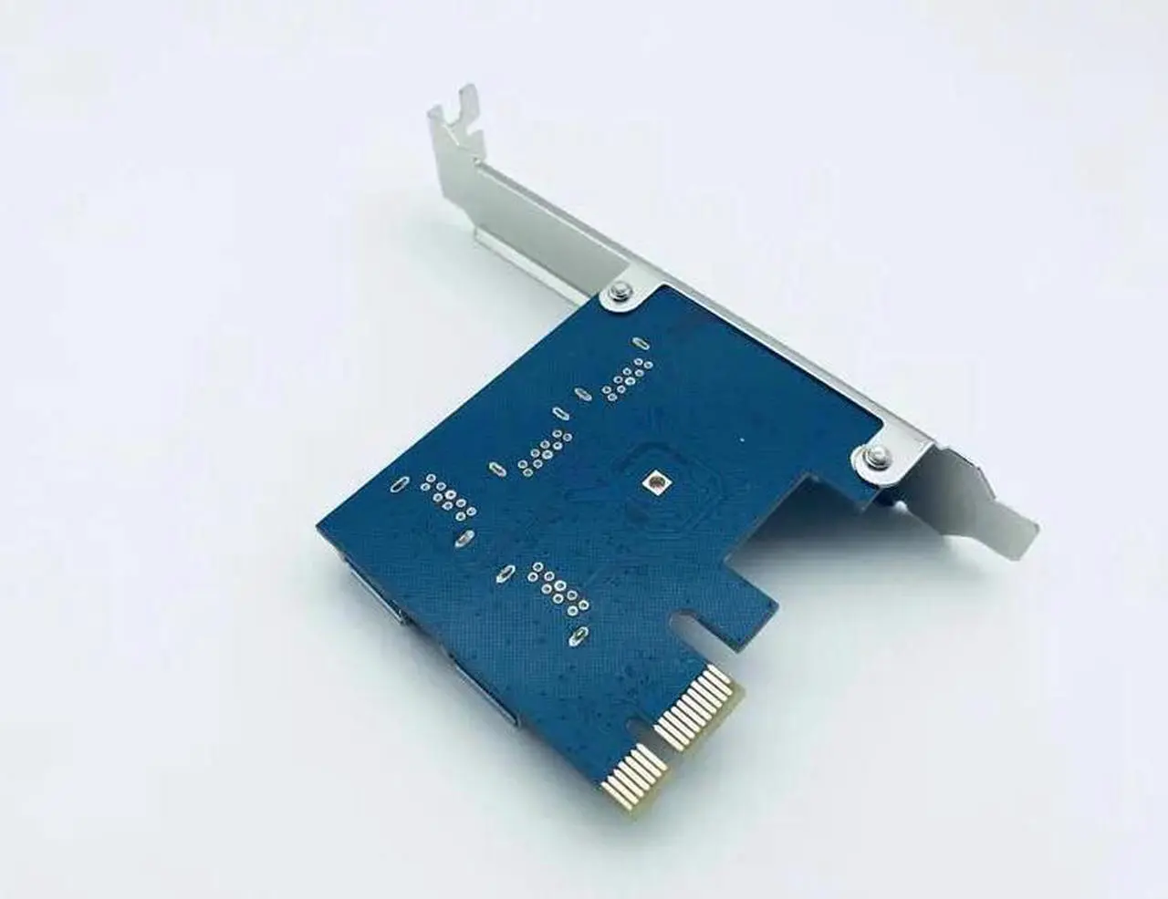 Alt view image 5 of 5 - Mainboard CPU Graphics Card Extention Cables PCI-E 1X to 16X Extender Riser Card SATA 4P Power Cable 4P Adapter Cable