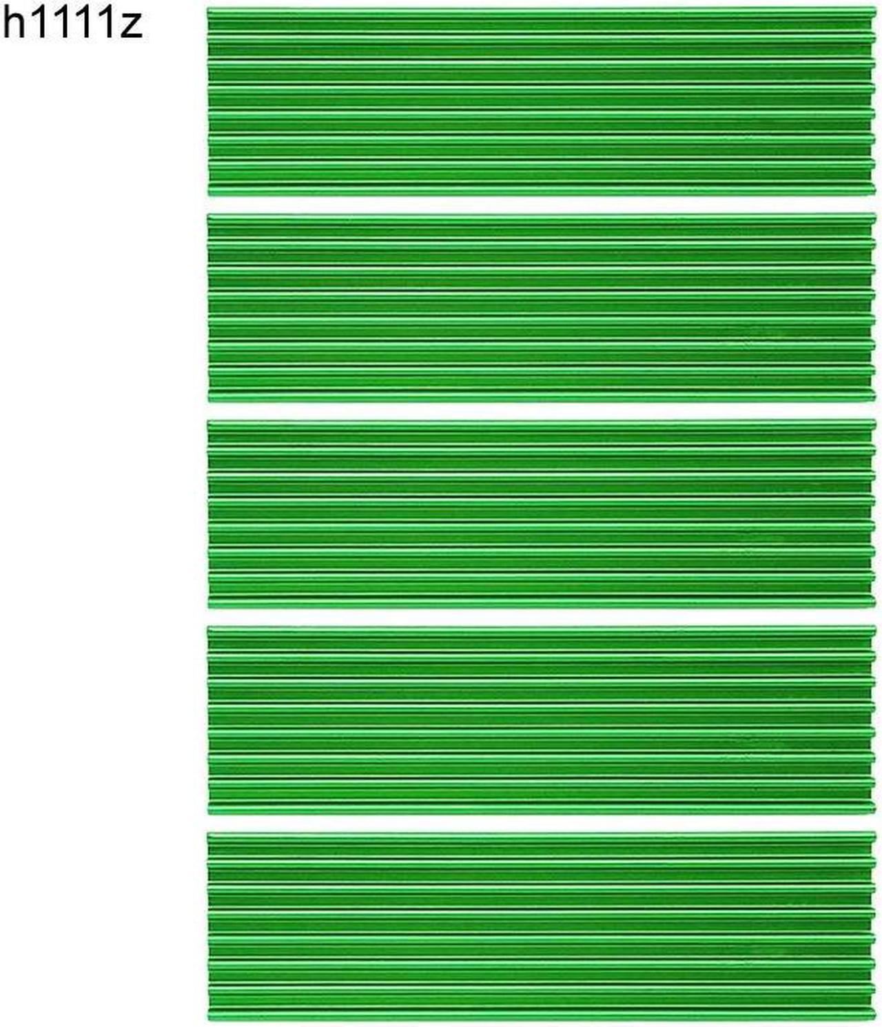 5PCS M.2 Heatsink SSD Aluminum alloy Dissipation Radiator Cooling Heat Sink Thermal Pads for M.2 NGFF 2280 PCI E NVME SSD Green