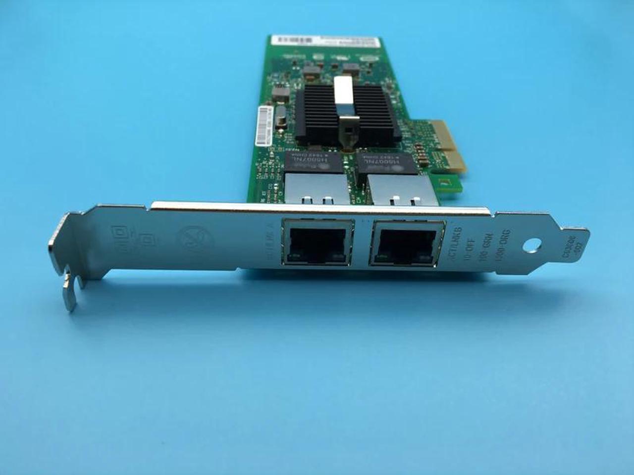 82576 Network Card Dual Port Server Gigabit Ethernet PCI E Network Adapter E1G42ET Support ROS