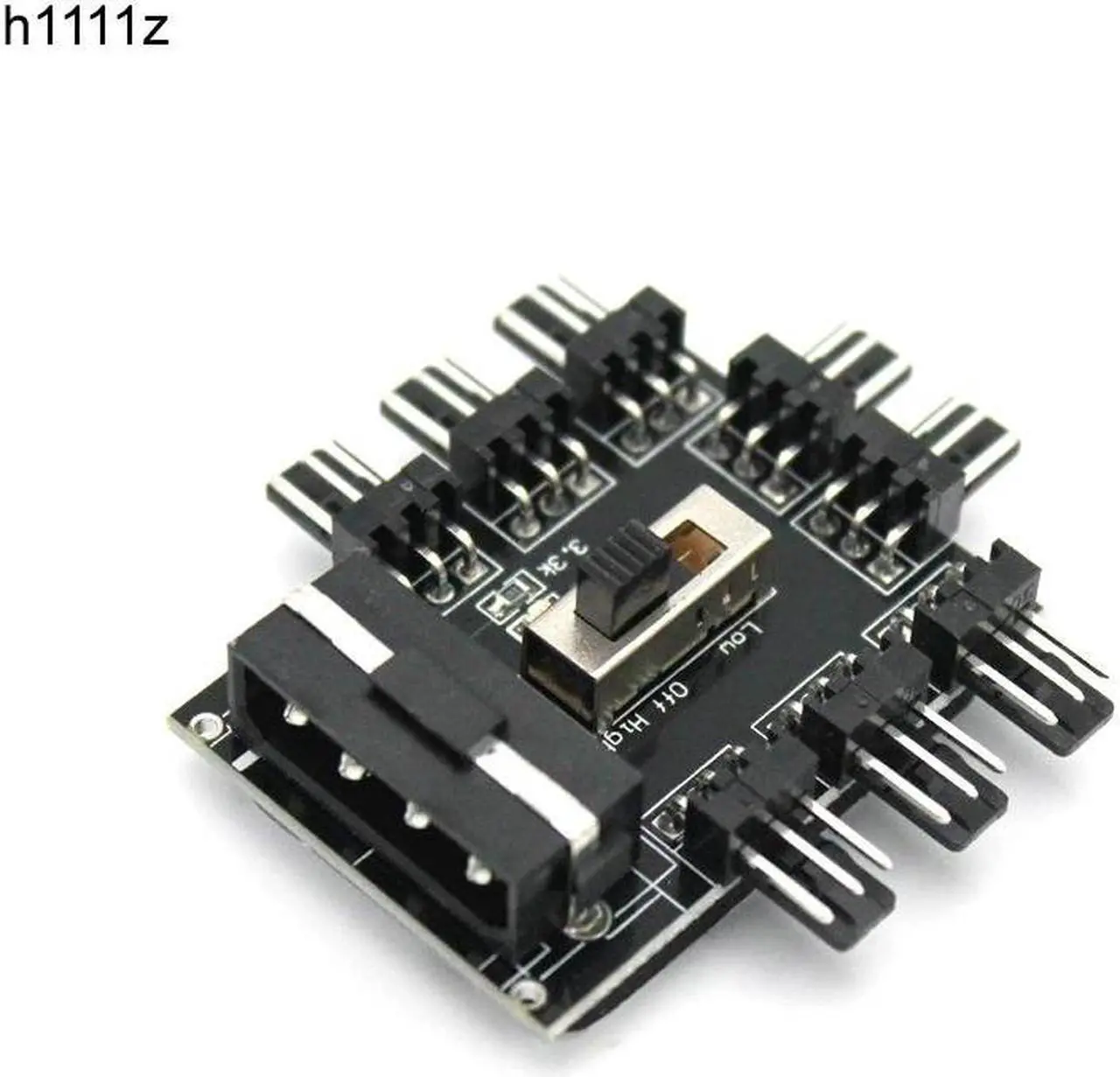 Main image of PC 1 to 8 4Pin Molex Cooler Cooling Fan Hub Splitter Cable PWM 3Pin Power Supply Speed Controller Adapter For BTC Miner Mining