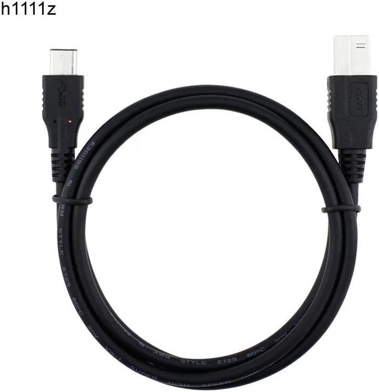 1m 10Gbps High Speed USB 3.1 Type C to 3.0 B BM Cable Interface Data Transmission Connector for 2015 Macbook to Printer Scanner