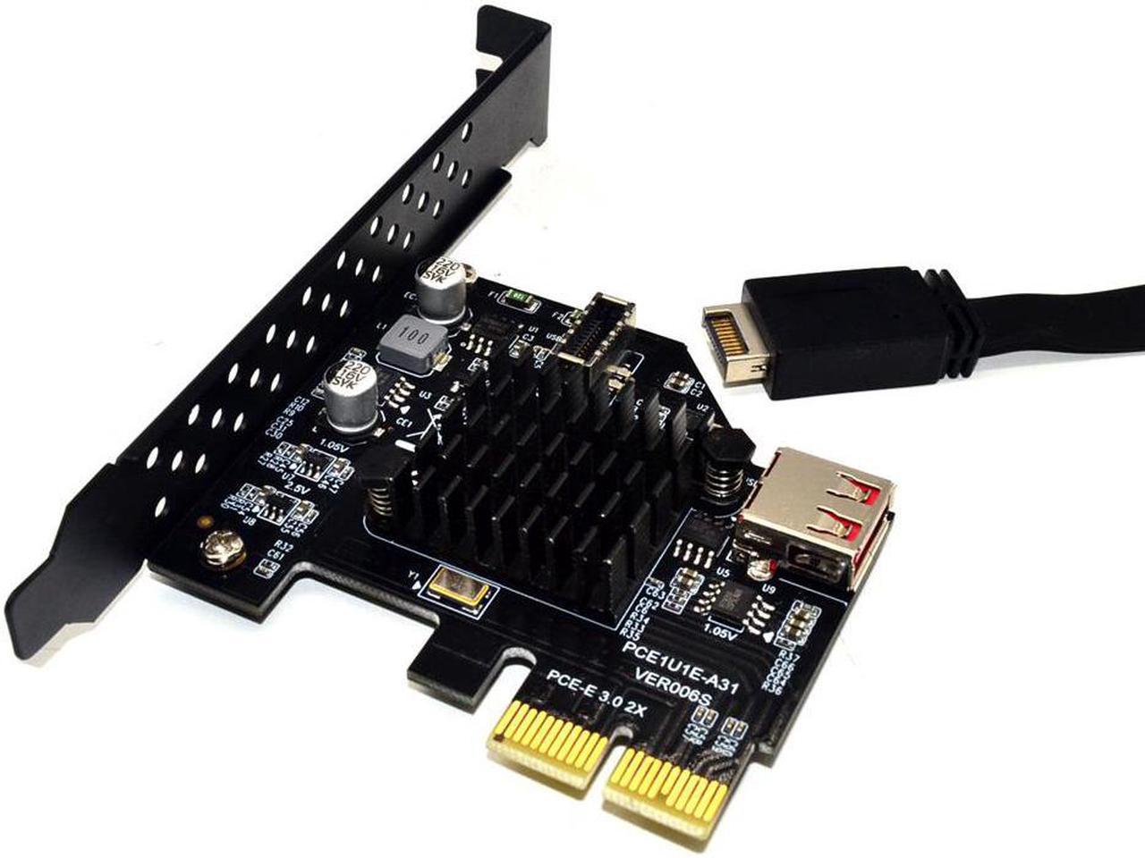 PCI Express 3.0 USB 3.1 PCI-E Card PCIE USB Adapter Raiser TYPE-E USB3.1 Gen2 10Gbps + USB2.0 Expansion Card